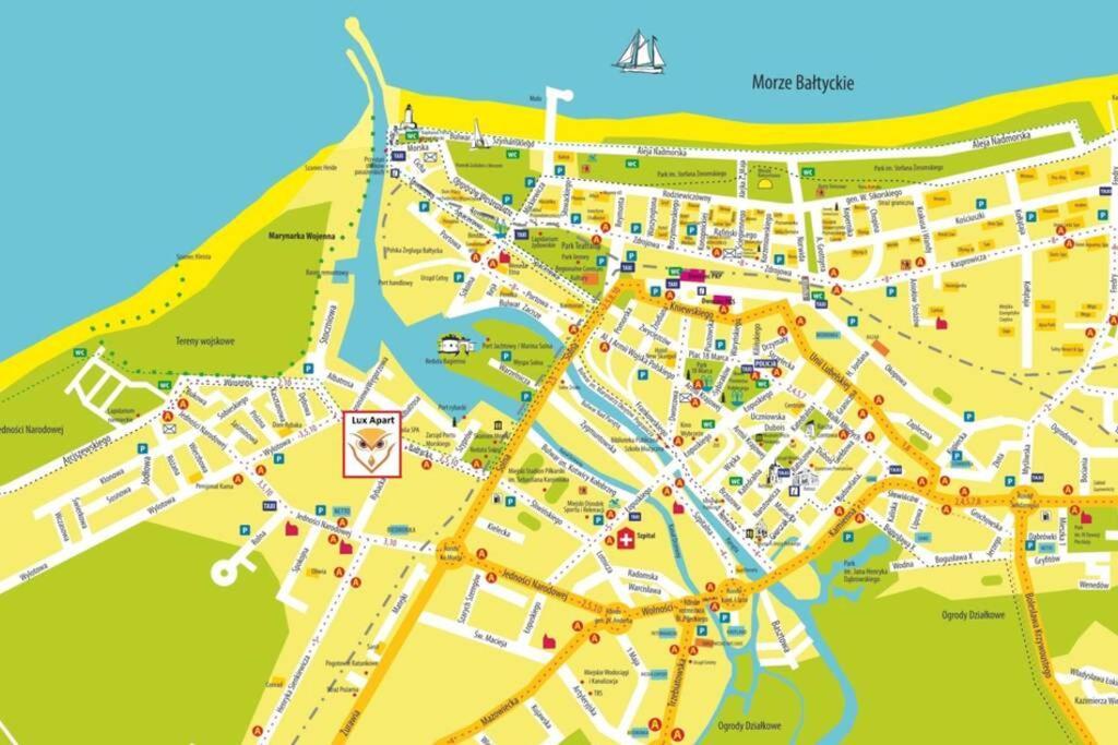 Lux Apart Kolobrzeg - Rybacka Экстерьер фото